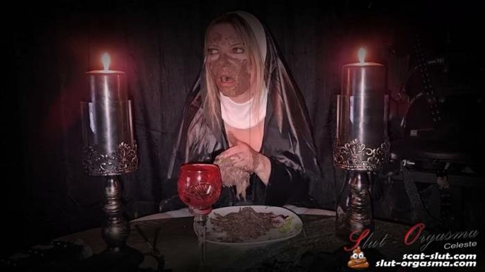 SlutOrgasma (FullHD 1080p) The holy food and scat dinner - The medieval shit puking scat slave 1 - Holy nun extreme shit and puke play [mp4 / 4.83 GB /  2023]