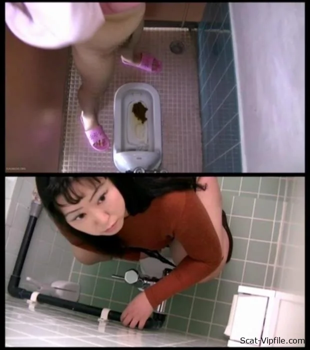 Panicky and shameful toilet defecation. BFTS-03 Defecation, Scatting  [HD 720p]
