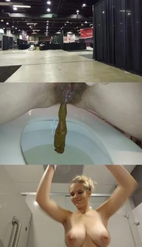 CandieCane (FullHD 1080p) Public Porn Convention Pee and Surprise Poop [mp4 / 1.12 GB /  2024]