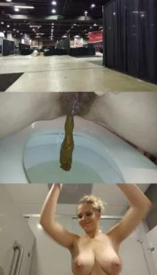 CandieCane (FullHD 1080p) Public Porn Convention Pee and Surprise Poop [mp4 / 1.12 GB /  2024]