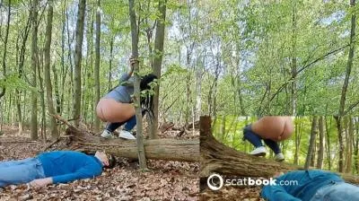 Mistress Luciana (HD 720p) Die Waldtoilette komplett vollgeschissen [mp4 / 201 MB /  2025]