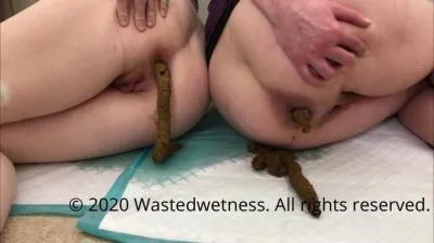 Wastedwetness (FullHD 1080p) Back To Back Shit Lesbian Scat Wife [mp4 / 538 MB /  2025]