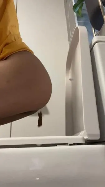 VIEW FROM BESIDE MY TOILET [mp4 / 15.7 MB /  2026] Solo, Defecation (SD)