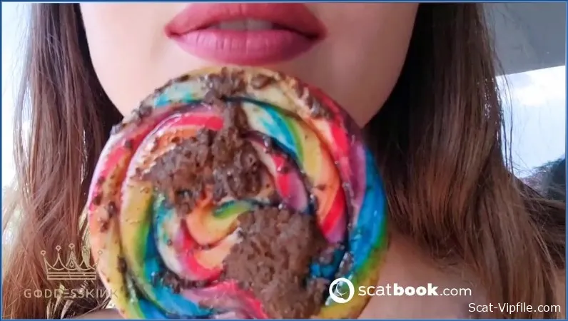 Godess Kink aka TeenScatGodess in Kinky Poop Lollipop Scat, Anal