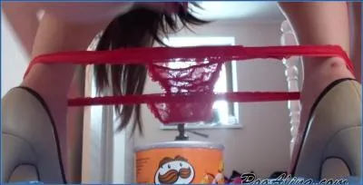 Young Alina Smoking and Shitting with Piss Drinking by PooAlina