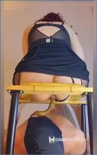 Scat Femdom with Domina Marbella Ordering Toilet Slave and Dirty Facesitting