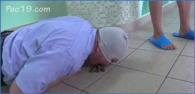 MilanaSmelly Sucks Female Cock and Eats Shit