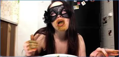 Scat Breakfast Swallow Starring Dirty Betty in Full Anal with Femdom from SG-Video