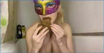 Veronika Engages in rough Shit and Vomit Play in Pissing Drop from Shitting Videos