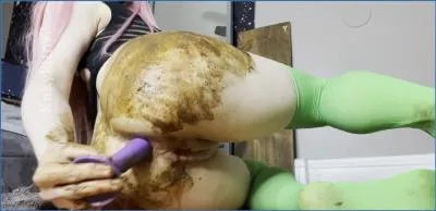 KnkyKttn97 Delivers Pee and DATM in Dirty Kaviar Scat Video