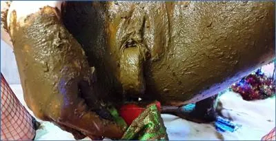 Scat porn Anna Coprofield solo store Merry Shitty Christmas Part 2 POV prolapse