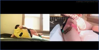 Emily Milk's Shitty Fuck with Biggest Butt Plug and Poop Eating