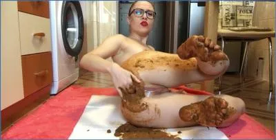 Ella Gilbert's Feet Fetish Skype Show with Solo Masturbation and Humiliation