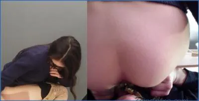 PooAlina Delivers Messy Shit Eating with Puke and Secretions in Russian Copro Video