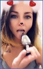 LilbuttLex Delivers Messy Pooping and Ass to Mouth in Licking My Butt Plug Clean 13