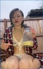 Sexandcandy18's Morning Milk Enema POV with Dirty Enema and Fisting