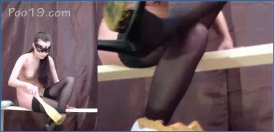 Milana Smelly's Nasty Pooping and Farting in Big Pile of Shit Feeding
