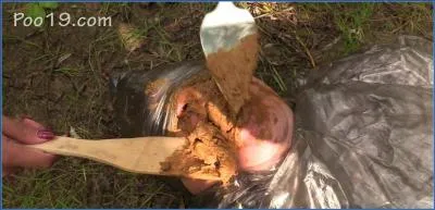 Milana Smelly's Verbal Humiliation and Peeing in a Forest Toilet