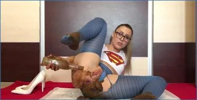 Ella Gilbert Drunkenly Shits and Smears in Grimy Toilet POV - Drunk