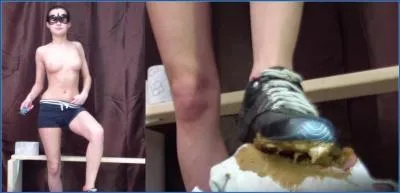 Milana Smelly Pukes and Drains Her Lust with Piss Drinking - Russian
