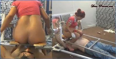 Mexican Femdom Scat: Karina's Rough Peeing and Shitting Domination