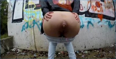 Diabolical Sigal Facesitting and Enema Farting in Public Place
