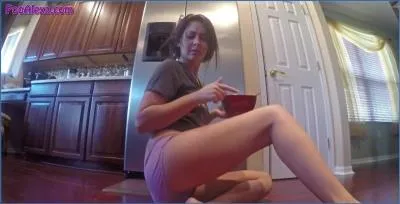 PooAlexa's Pantyhose Smearing and Foot Worship Outdoors - Big Ass