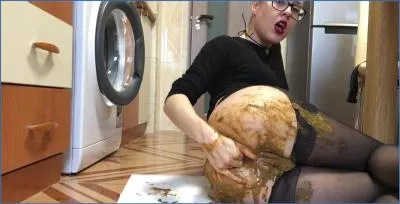 Ella Gilbert Drenches the Toilet in Shit - POV Diarrhea Fisting Orgy