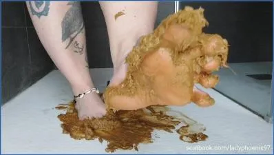 Lady Phoenix Stars in Hardcore Femdom Shitting- Shit Flavour Feet show