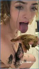 Shitting Malafalda delivers hardcore anal poop in this extreme fetish Spanish clip from Scatbook