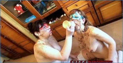 ModelNatalya94 Engages in brutal Lesbian Shitting and Shit Eating in Liquid Diarrhea Mouth Full