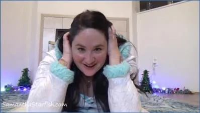 Samantha Starfish in Christmas Morning Poop Scat Fetish