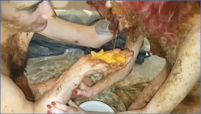 Astra Celestial Delivers Hardcore Lesbian Scat in Christmas Shitty Massacre Part 7